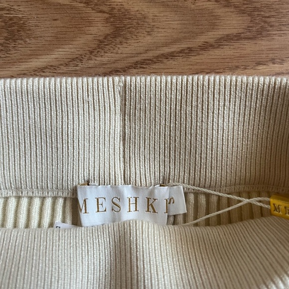 (NEVER WORN) Meshki Cream Ribbed Knit Set - Picture 10 of 10